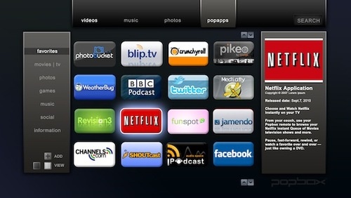 Popbox 7 PopBox : le nouveau boîtier multimedia HD de PopCorn Hour